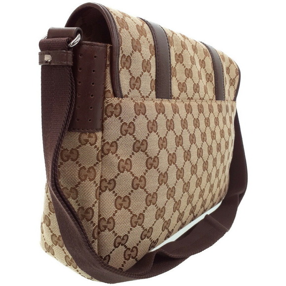 Gucci GG Canvas Flap Shoulder Bag - Picture 2 of 9